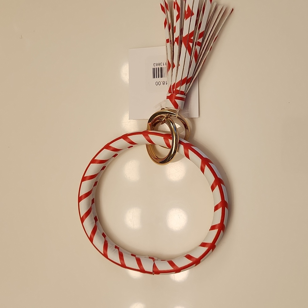 NWT baseball keyring